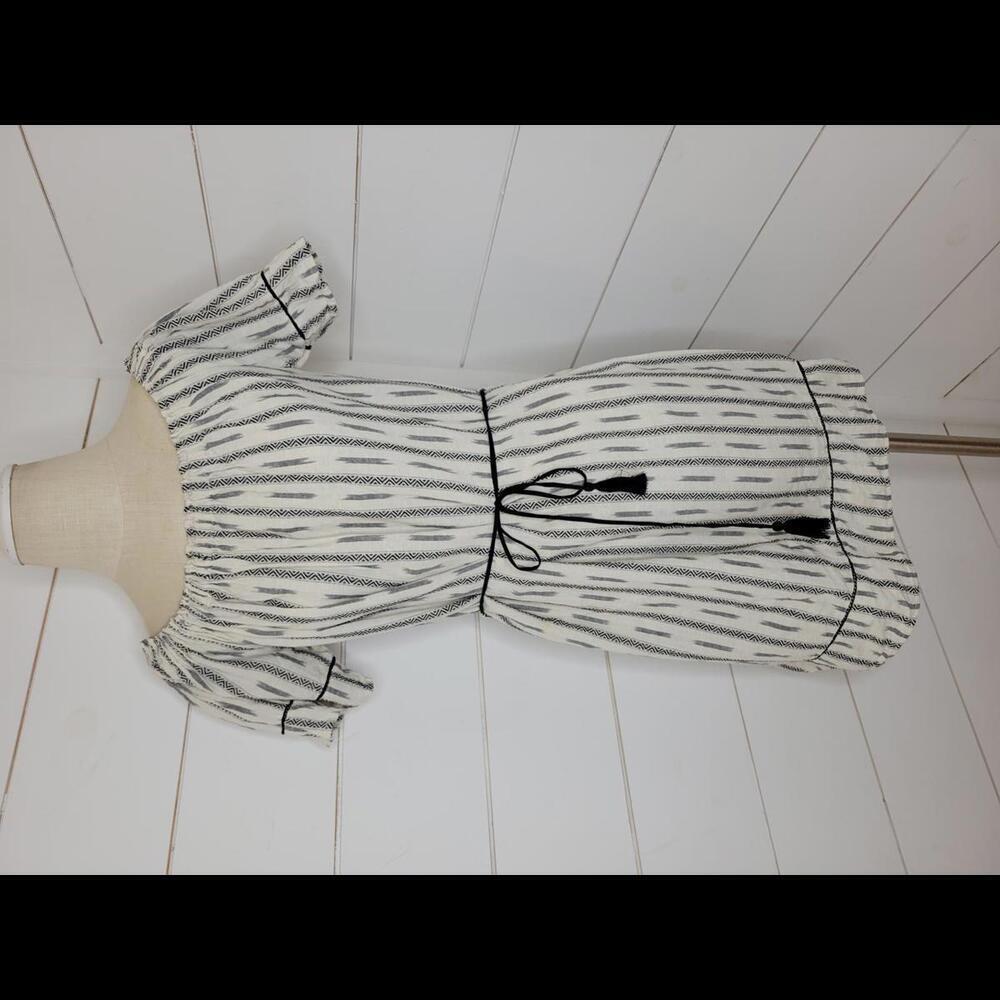 Just Living Black and White Mini Dress